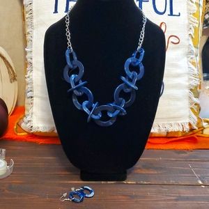 Necklace and earrings set